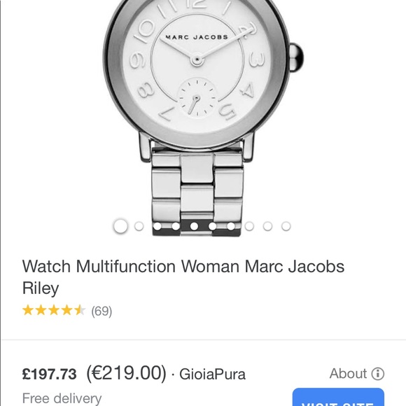 euc Marc Jacobs stainless steel watch - Picture 2 of 9